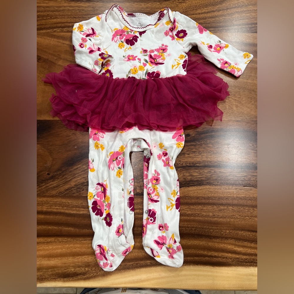 9 month girl one piece with tutu